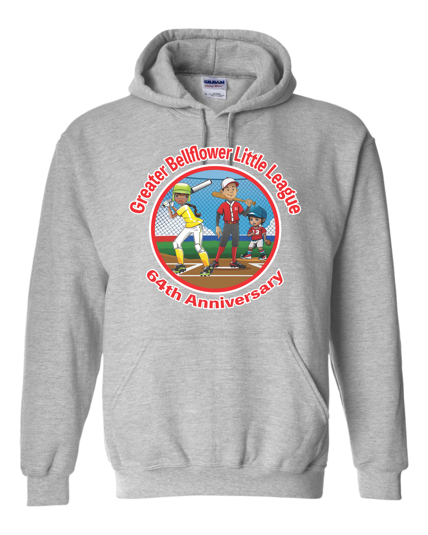 GBLL CARTOON GREY HOODIE