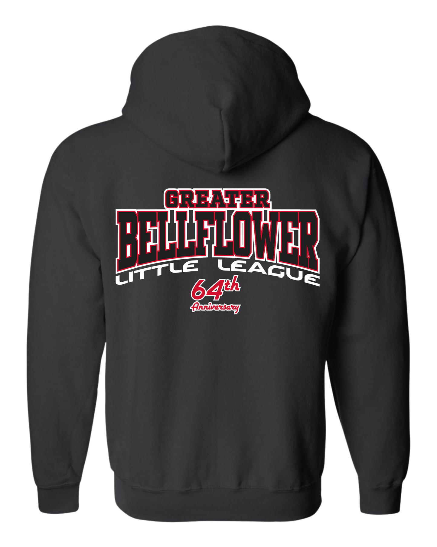 GBLL CLASSIC BLACK ZIPPERED HOODIE