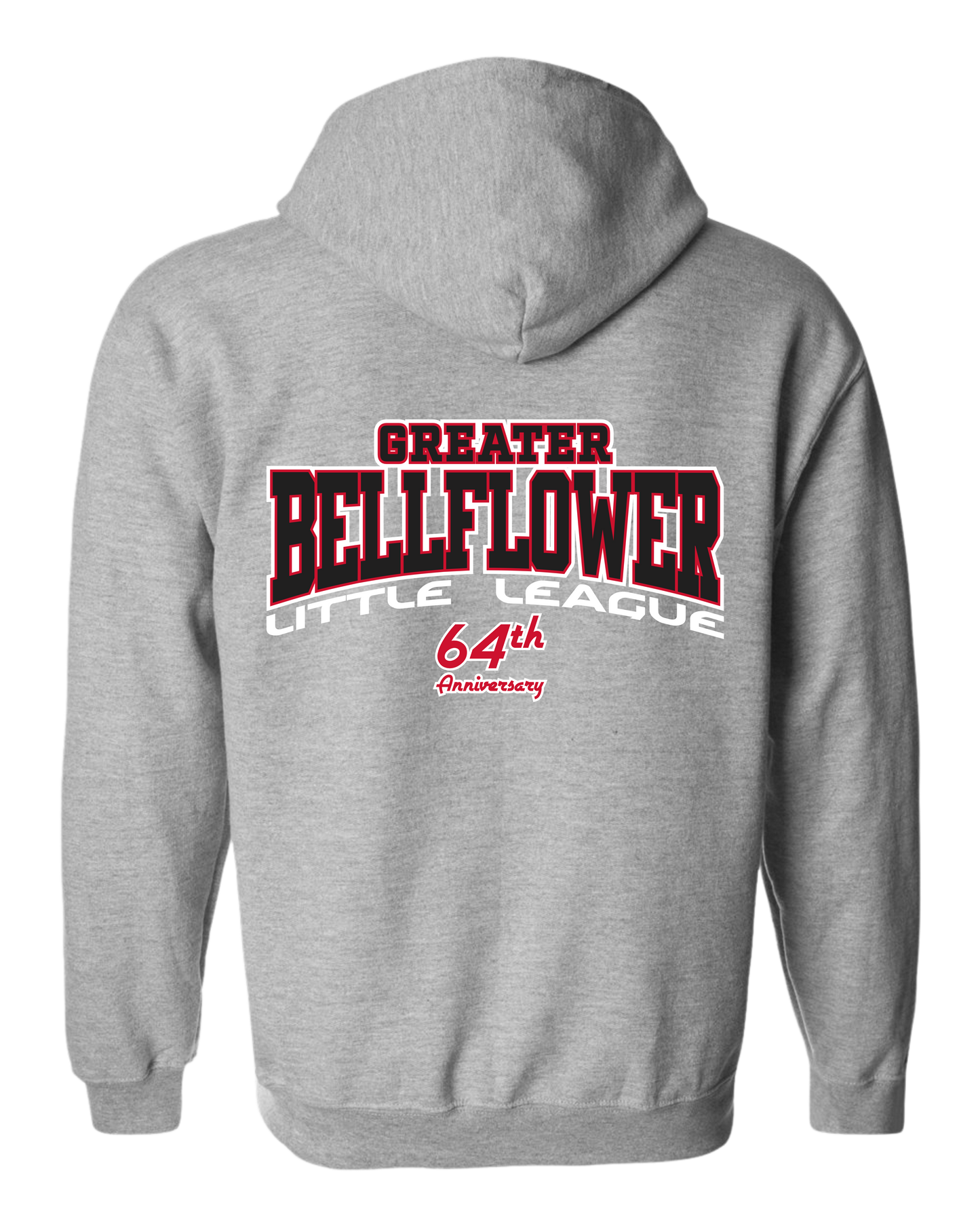 GBLL CLASSIC GREY ZIPPERED HOODIE