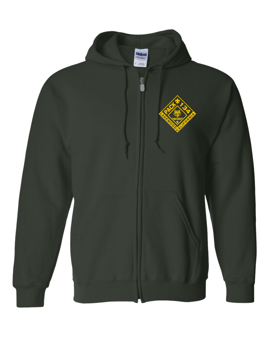 ADULT ZIP-UP HOODIE - PACK 134
