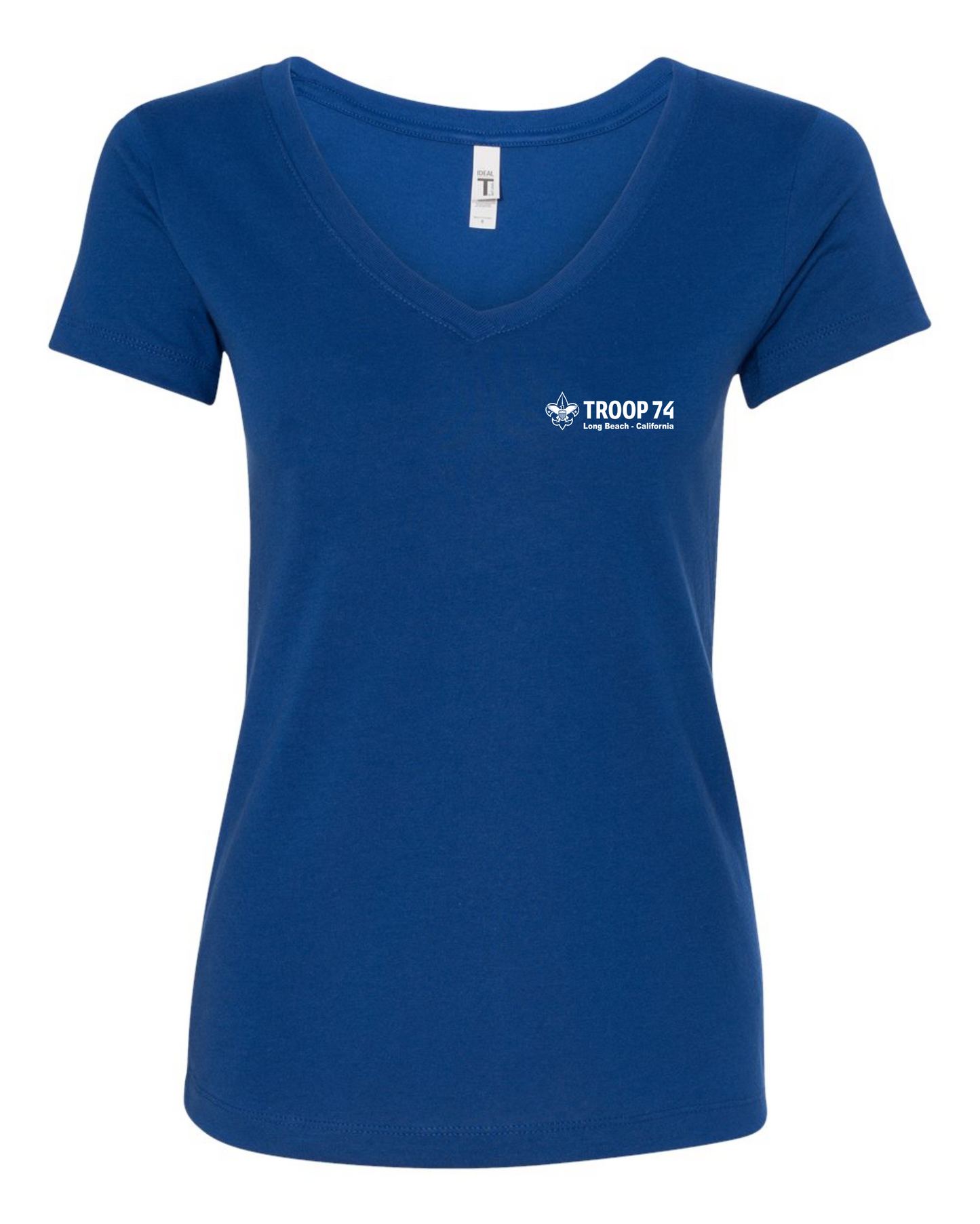 LB TROOP 74 WOMENS V-NECK SHIRT