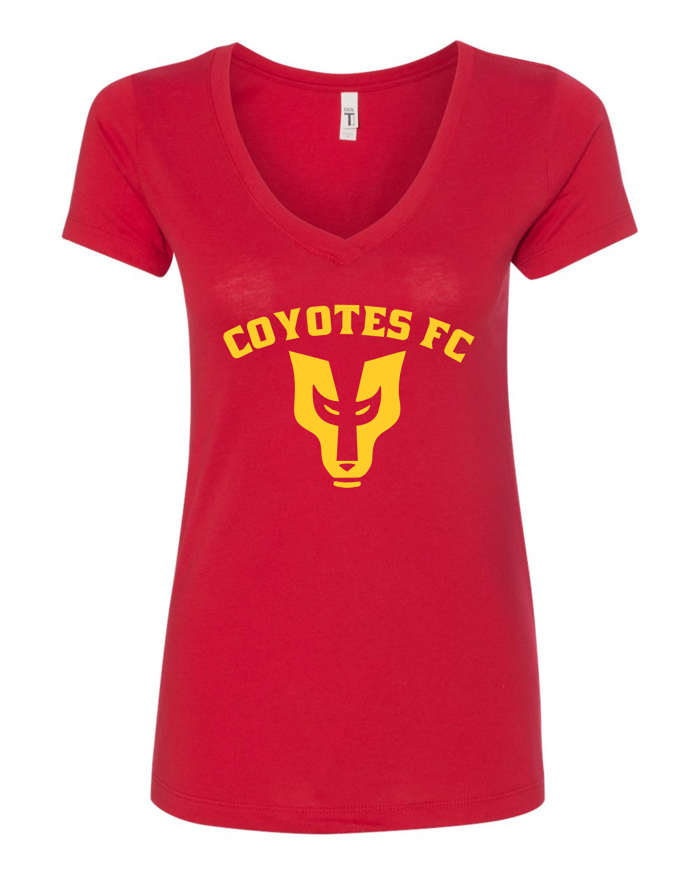 WOMEN'S COYOTES FC V-NECK DRIFIT RED