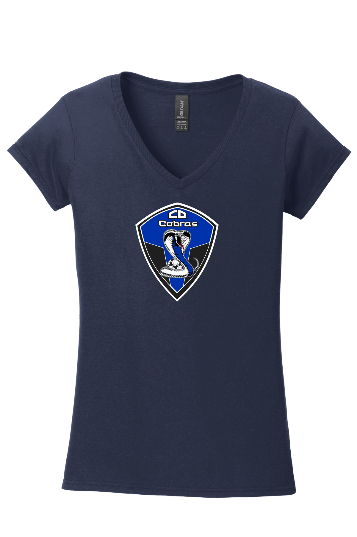 CD COBRAS NAVY V-NECK DNA T-SHIRT 2026/27
