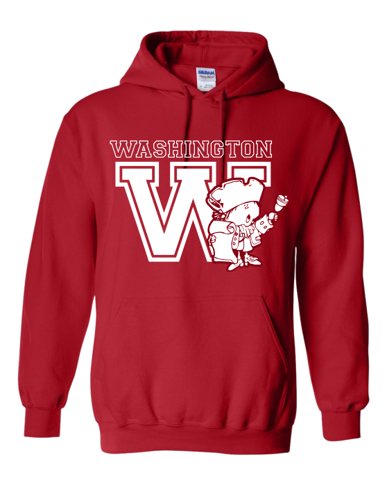 ADULT HOODED SWEATER - WASHINGTON ELEMENTARY