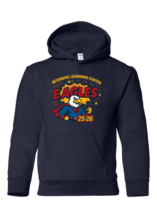 YOUTH ILC NAVY HOODED SWEATER - 2025/26