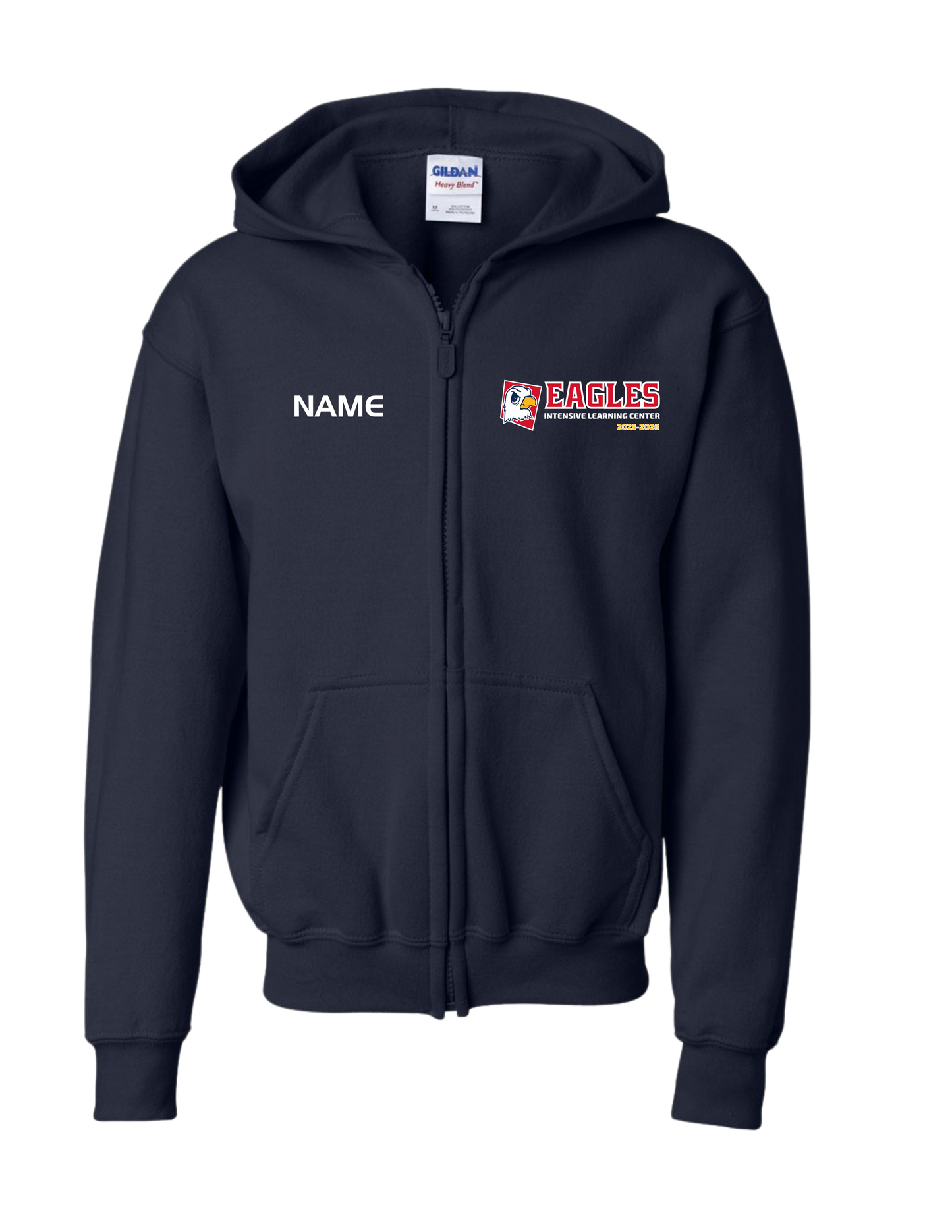 ILC NAVY HOODED ZIP-UP SWEATER - 2026/27