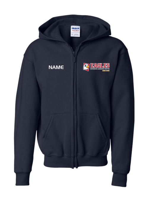 ILC NAVY HOODED ZIP-UP SWEATER - 2026/27