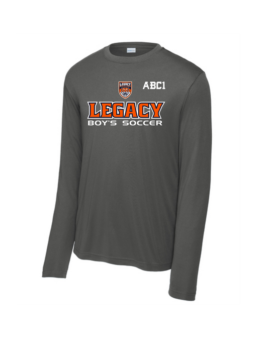 LEGACY 25/26 - PRE-GAME LS CHARCOAL