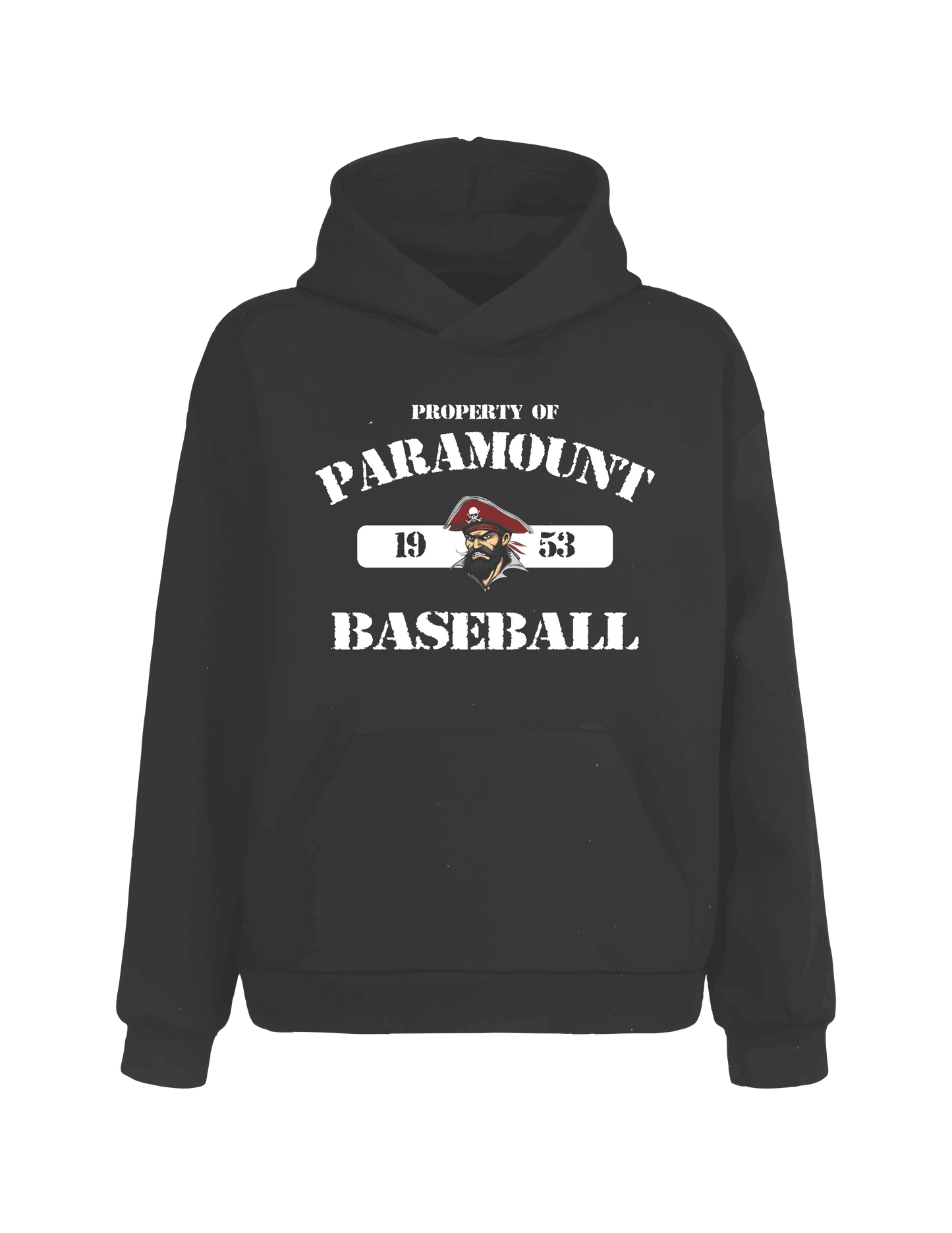 PHS BB ADULT BLACK HOODIE